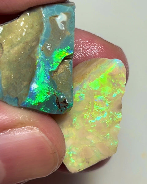 Lightning Ridge Rubs/rough 45.75cts 25x18x9mm & 22x17x10mmm Bid-4.com Bid for Australian opal raw/rough/rubbed/polished £1 No Reserve Auctions Details to come Lot B4-A862