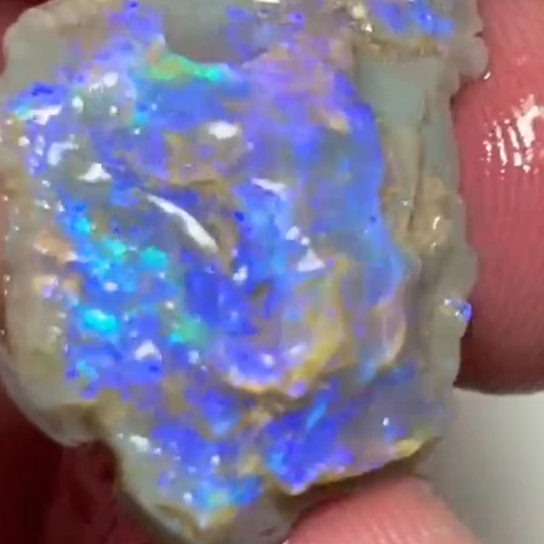Bid-4.com Bid for Australian opal £1 No Reserve Auction Lightning Ridge 22.75cts 30x21x9 mm Lot B4-A821
