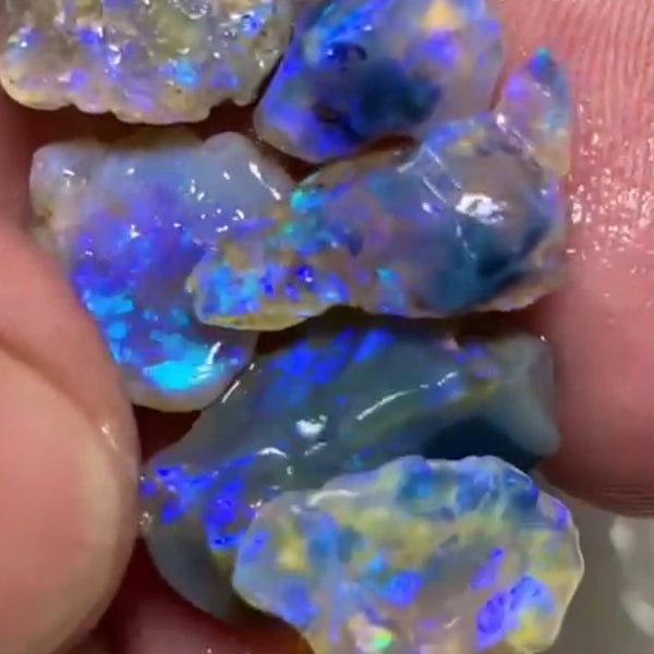 Lightning Ridge 30.75cts 20x14x7 to 12x10x9 mm Bid-4.com Bid for Australian opal raw/rough/rubbed/polished £1 No Reserve Auctions Details to come Lot B4-A854