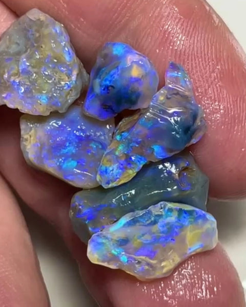 Lightning Ridge 30.75cts 20x14x7 to 12x10x9 mm Bid-4.com Bid for Australian opal raw/rough/rubbed/polished £1 No Reserve Auctions Details to come Lot B4-A854