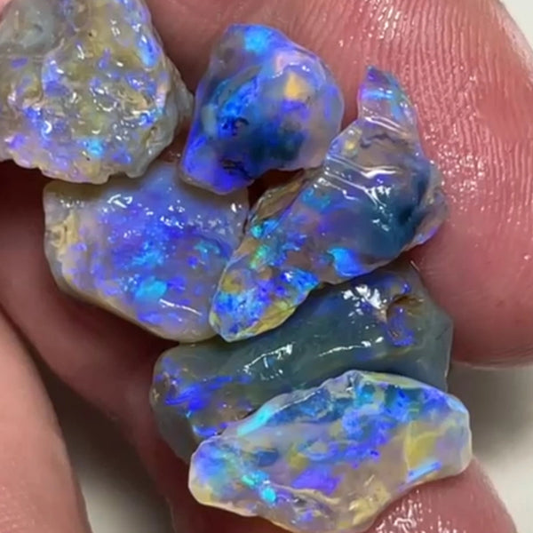 Lightning Ridge 30.75cts 20x14x7 to 12x10x9 mm Bid-4.com Bid for Australian opal raw/rough/rubbed/polished £1 No Reserve Auctions Details to come Lot B4-A854