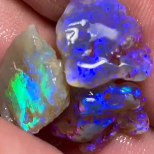 Bid-4.com Bid for Australian opal £1 No Reserve Auctions 13.25cts 24x12x4 to 13x12x3 mm Lot B4-A820