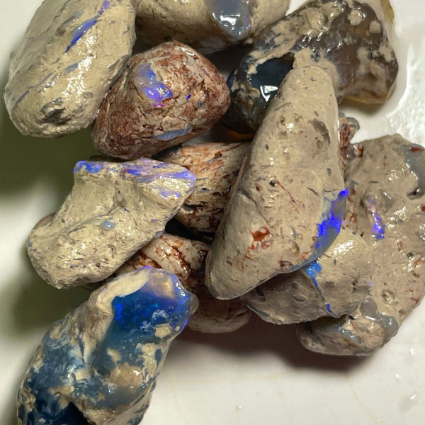Lightning Ridge 299.00cts 30x17x13 to 18x12x9 mm Bid-4.com Bid for Australian opal raw/rough/rubbed/polished £1 No Reserve Auctions Details to come Lot B4-A869