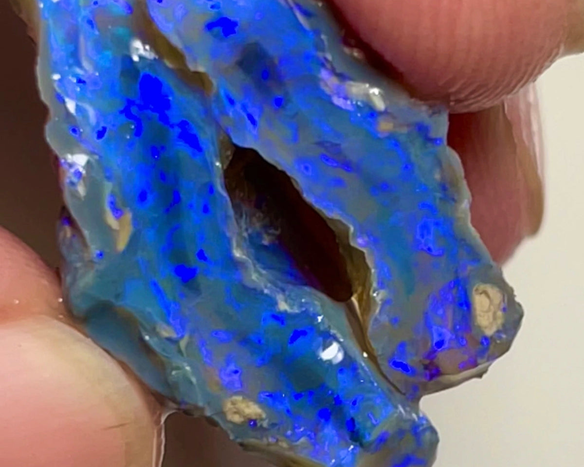 Lighting Ridge 26.75cts 28x22x8 & 24x7x5mm  Bid for Australian opal raw/rough/rubbed/polished £1 No Reserve Auctions Details to come Lot B4-A883