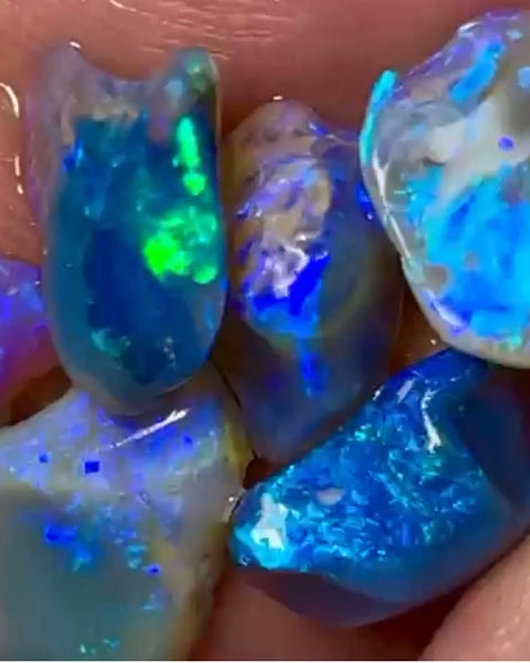 Lightning Ridge 16.75cts 13x10x5 to 9x8x3 mm  Bid-4.com Bid for Australian opal raw/rough/rubbed/polished £1 No Reserve Auctions Details to come Lot B4-A861