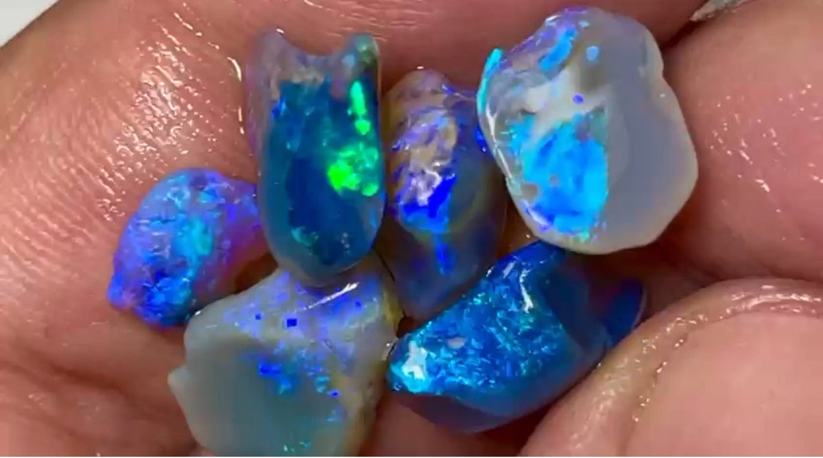 Lightning Ridge 16.75cts 13x10x5 to 9x8x3 mm  Bid-4.com Bid for Australian opal raw/rough/rubbed/polished £1 No Reserve Auctions Details to come Lot B4-A861