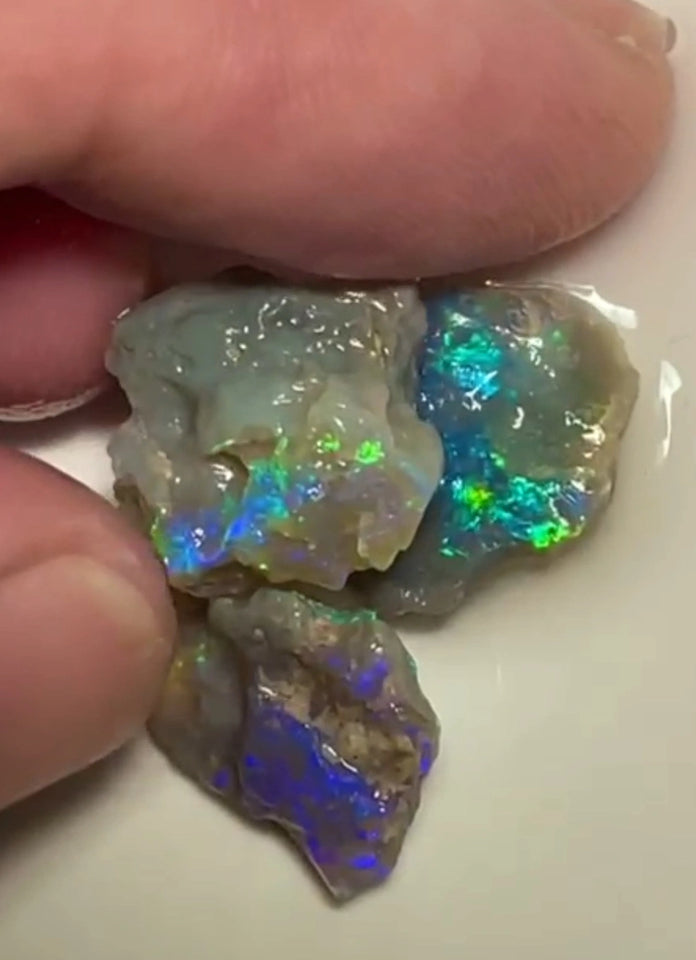 Lightning Ridge 17.75cts 15x12x8 to 14x14x4 mm Bid-4.com Bid for Australian opal raw/rough/rubbed/polished £1 No Reserve Auctions Details to come Lot B4-A855