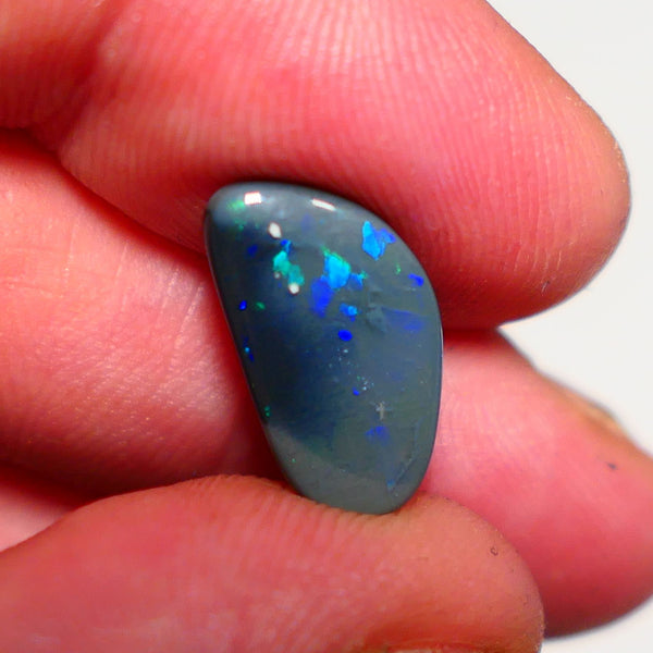 Lightning Ridge Jewellery Grade Dark Opal Gemstones Bright Multi colours 2.30cts 17x9x2mm Lot B4-A150