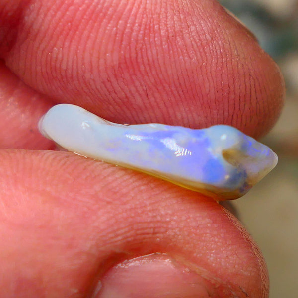 Lightning Ridge Seam opal rough 11.00cts Some Blue colours to explore 23x15x5mm  B4-A160