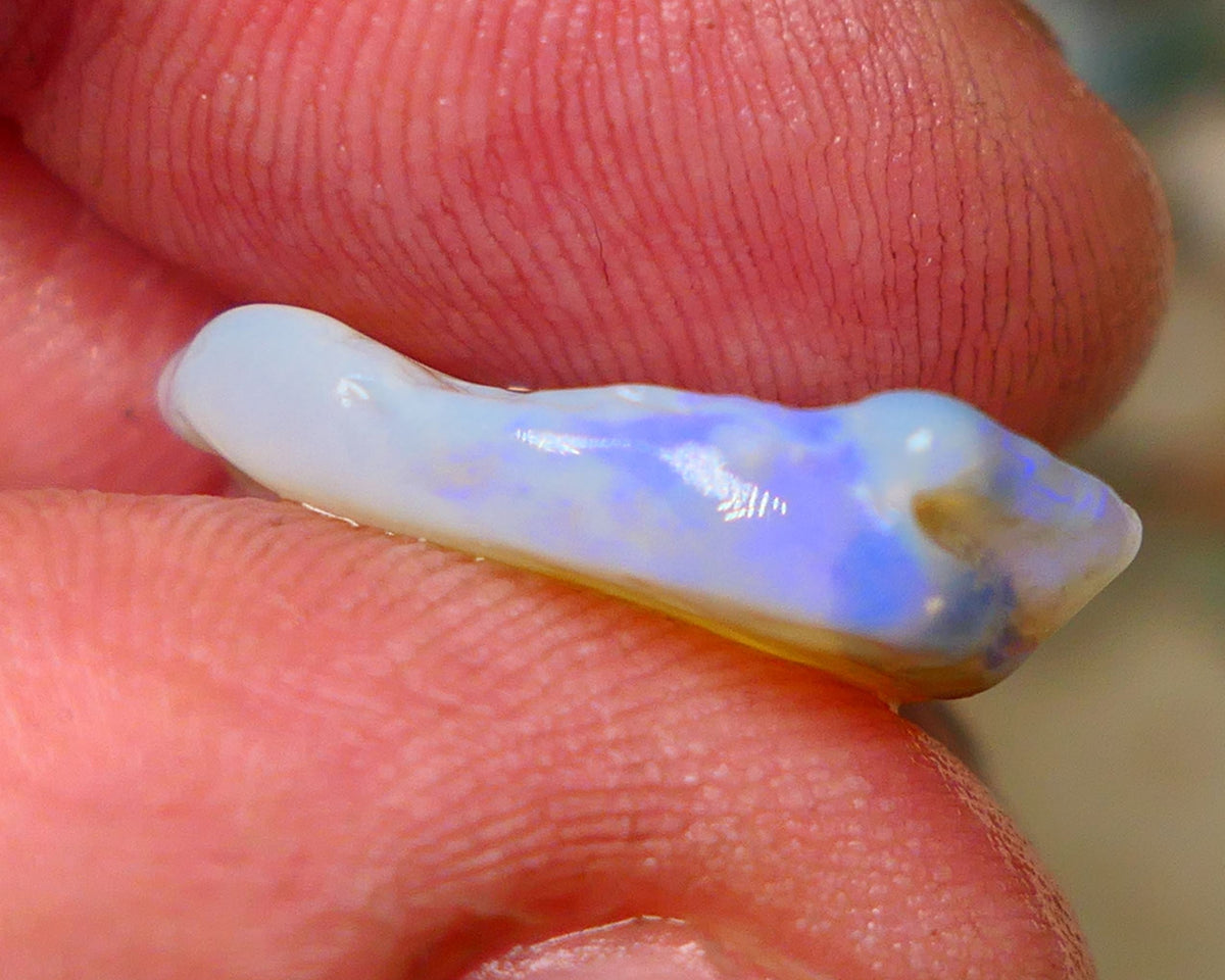 Lightning Ridge Seam opal rough 11.00cts Some Blue colours to explore 23x15x5mm  B4-A160