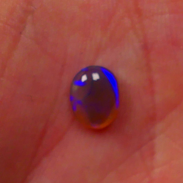 Lightning Ridge Dark Crystal Gemstone 1.00cts Ready To set Very Bright Vibrant Blues 8x6x3mm Lot B4-A009