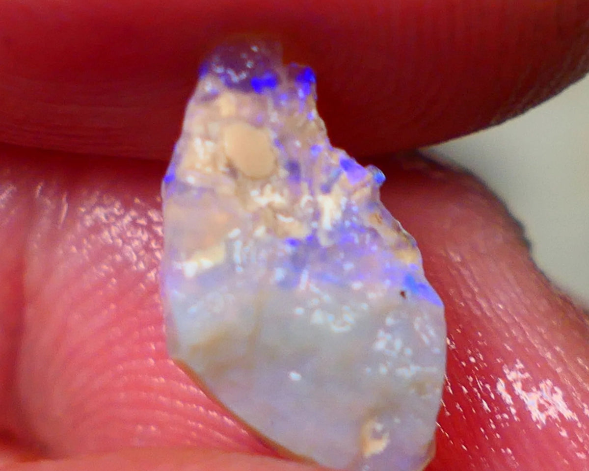 Lightning Ridge Crystal knobby opal formation rough 1.75cts Small But Packing Bright Vibrant blues 14x8x4mm Lot B4-A195