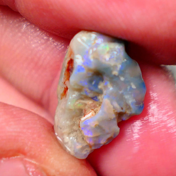 Lightning Ridge Seam opal formation 5.10cts Interesting specimen with colours sold as gamble 17x9x6mm Lot B4-A200