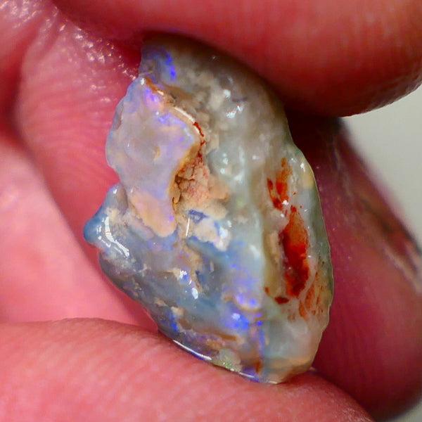 Lightning Ridge Seam opal formation 5.10cts Interesting specimen with colours sold as gamble 17x9x6mm Lot B4-A200