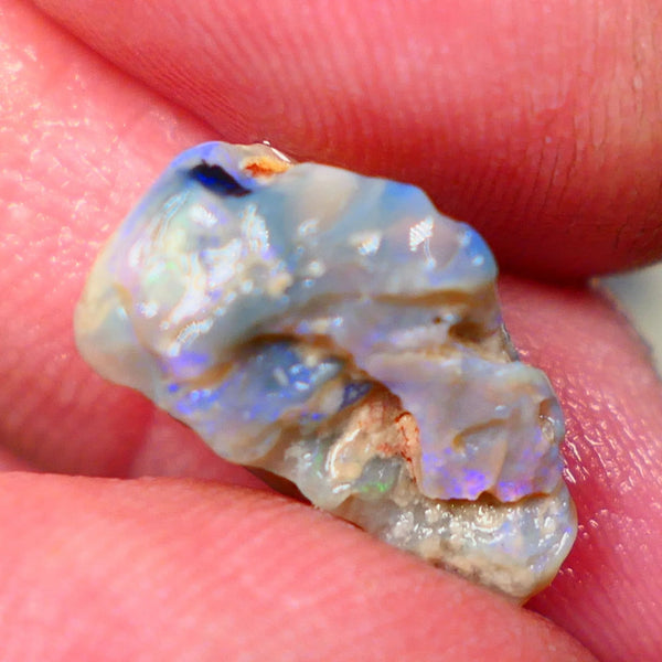 Lightning Ridge Seam opal formation 5.10cts Interesting specimen with colours sold as gamble 17x9x6mm Lot B4-A200