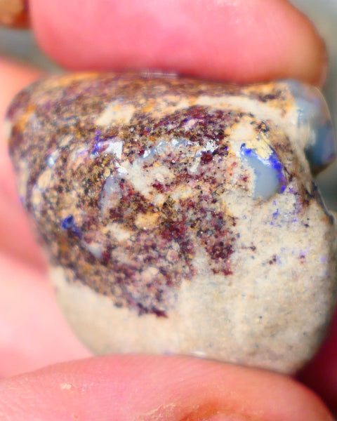 Big sized Knobby formation rough 56.00cts Showing some nice blues Collect or explore 32x26x14mm  Lot B4-A073