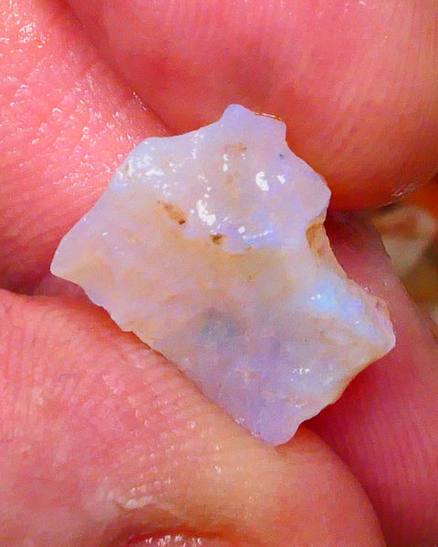 Coober Pedy Crystal Seam opal rough 6.75cts Lots of Blues to explore 17x10x6mm  Lot B4-A080