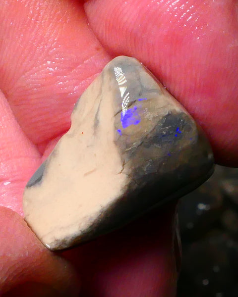 Lightning Ridge Opal formation rough 24.00cts Some Blue colours showing 22x17x13mm Lot  B4-A172