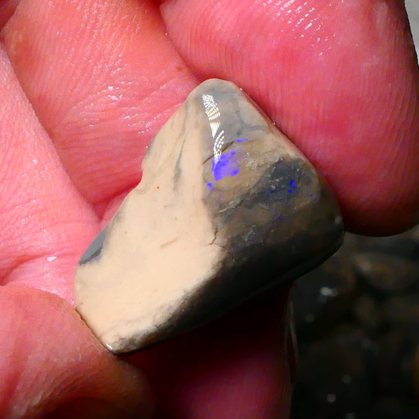 Lightning Ridge Opal formation rough 24.00cts Some Blue colours showing 22x17x13mm Lot  B4-A172