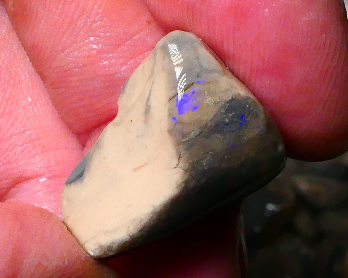 Lightning Ridge Opal formation rough 24.00cts Some Blue colours showing 22x17x13mm Lot  B4-A172