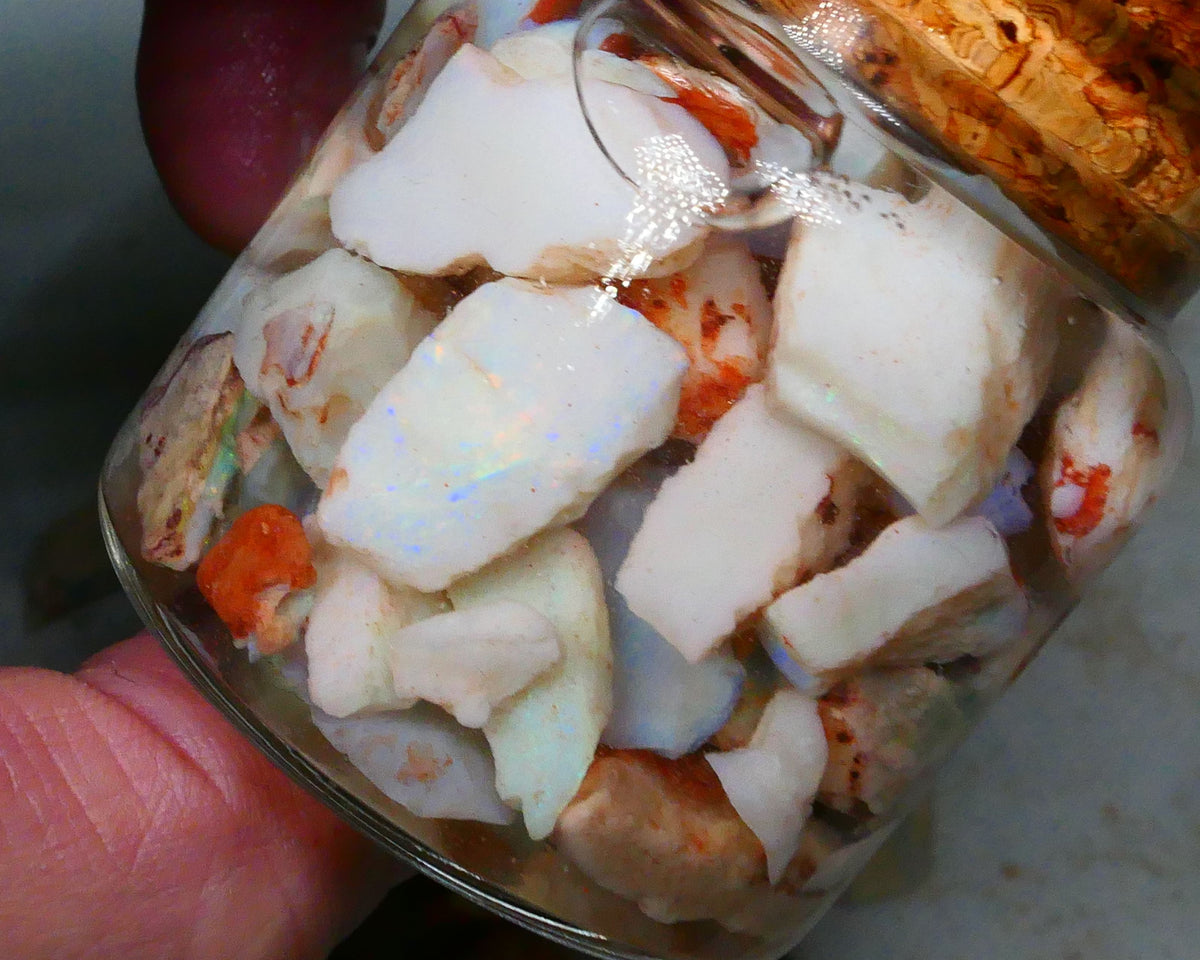Coober Pedy Potch & Colours 260cts Some bit of colours to go at 20mm to chip Lot B4-A385