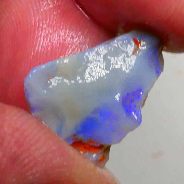 Gorgeous Dark base Seam to Cut 6.25cts Bright Flat Consistent bars to Face & polish 18x13x5mm Lot B4-A468