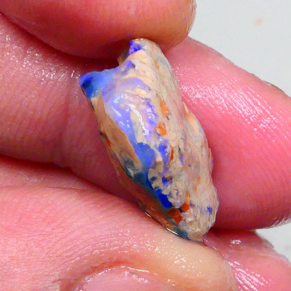 Bright Blues on this Knobby opal formation rough 11.50cts Carve Gamble or collect ? 19x16x7mm  Lot B4-A467