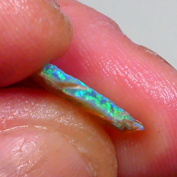 Inlay doublet stone here 1.25cts Stunning Bright Gemmy multicolour bar thin but potential here 13x8x2mm  Lot B4-A466