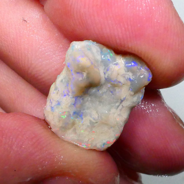 Untouched Multicolour Knobby opal rough 9.50cts Lightning Ridge Material Sold as Gamble 18x15x6mm  Lot B4-A503