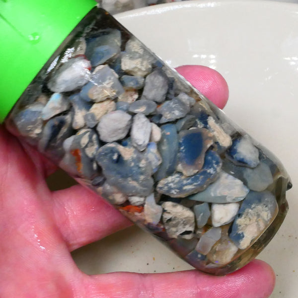 Lightning ridge knobby seam fossil Potch only no colour 430.00cts Dark base for fun beginners etc Lot B4-A516