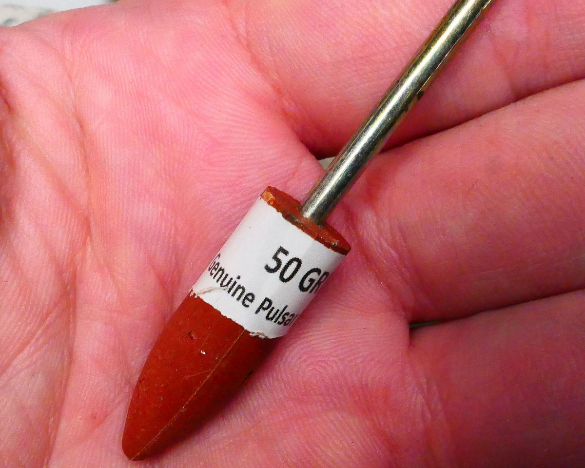 PULSAR DIAMOND® Turbo Resin Point 50grit single 3.00mm shank / shaft Resin diamond grinding/polishing burr  Lot B4-A538