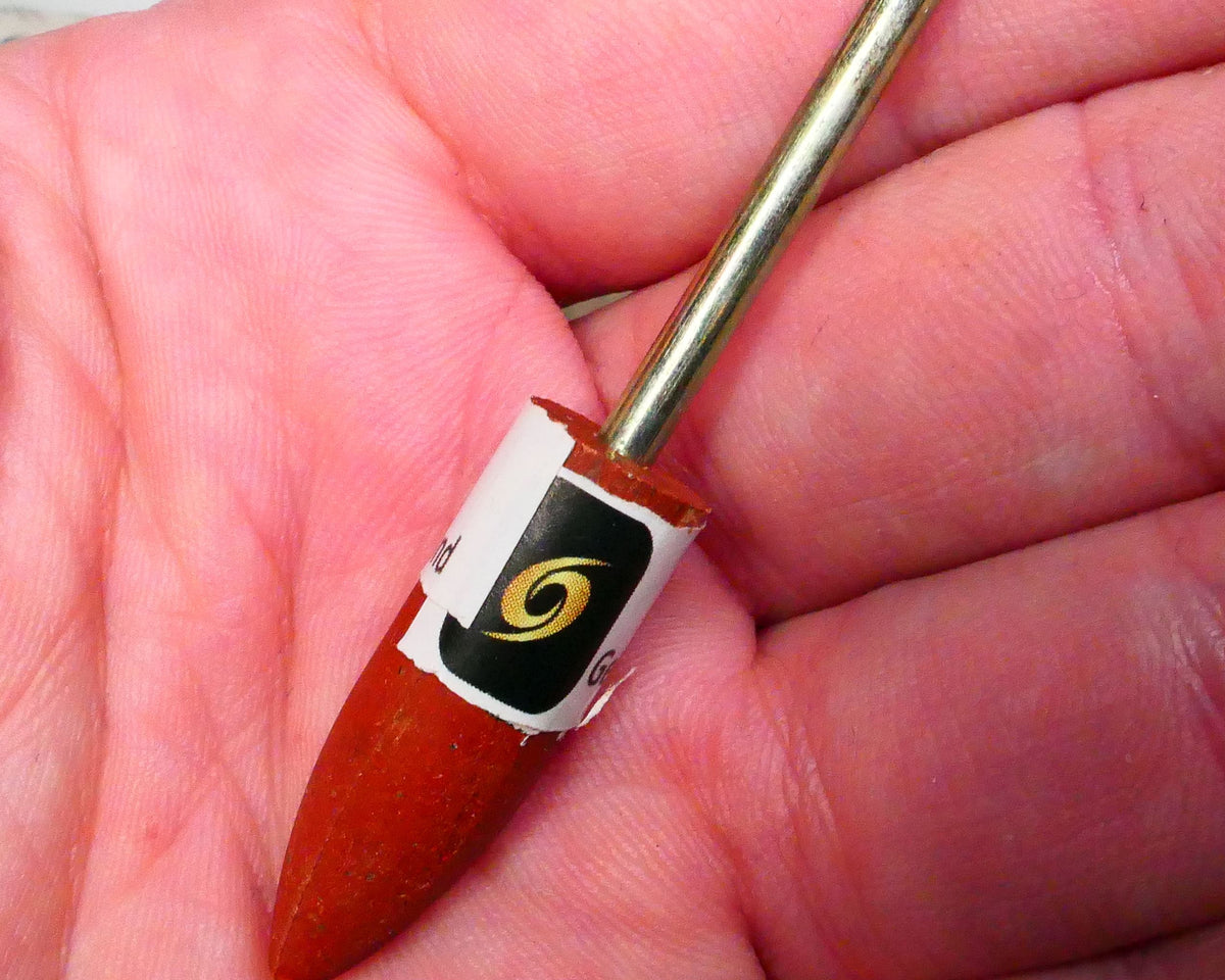 PULSAR DIAMOND® Turbo Resin Point 50grit single 3.00mm shank / shaft Resin diamond grinding/polishing burr  Lot B4-A538