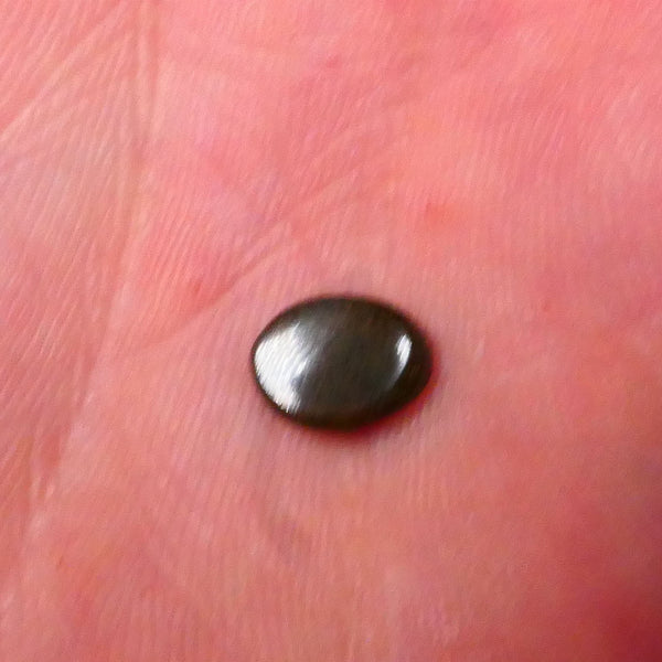 Winton Polished Boulder opal gemstone Ready to Set 1.40cts Stripe of Green dominant fires 8x6x3mm Lot B4-A522