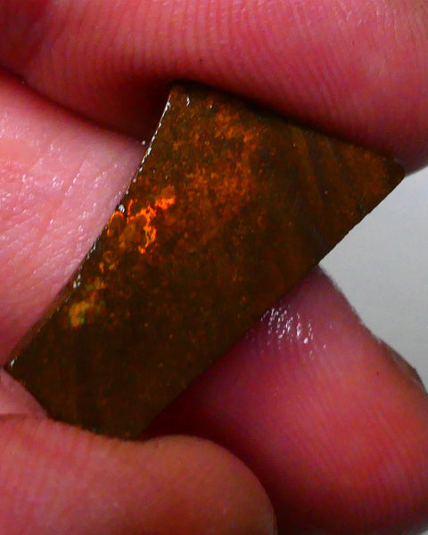 RED Alert Winton Boulder opal rub/rough 17.50cts Face Ready needs some work then a polish 22x12x7mm   Lot B4-A553