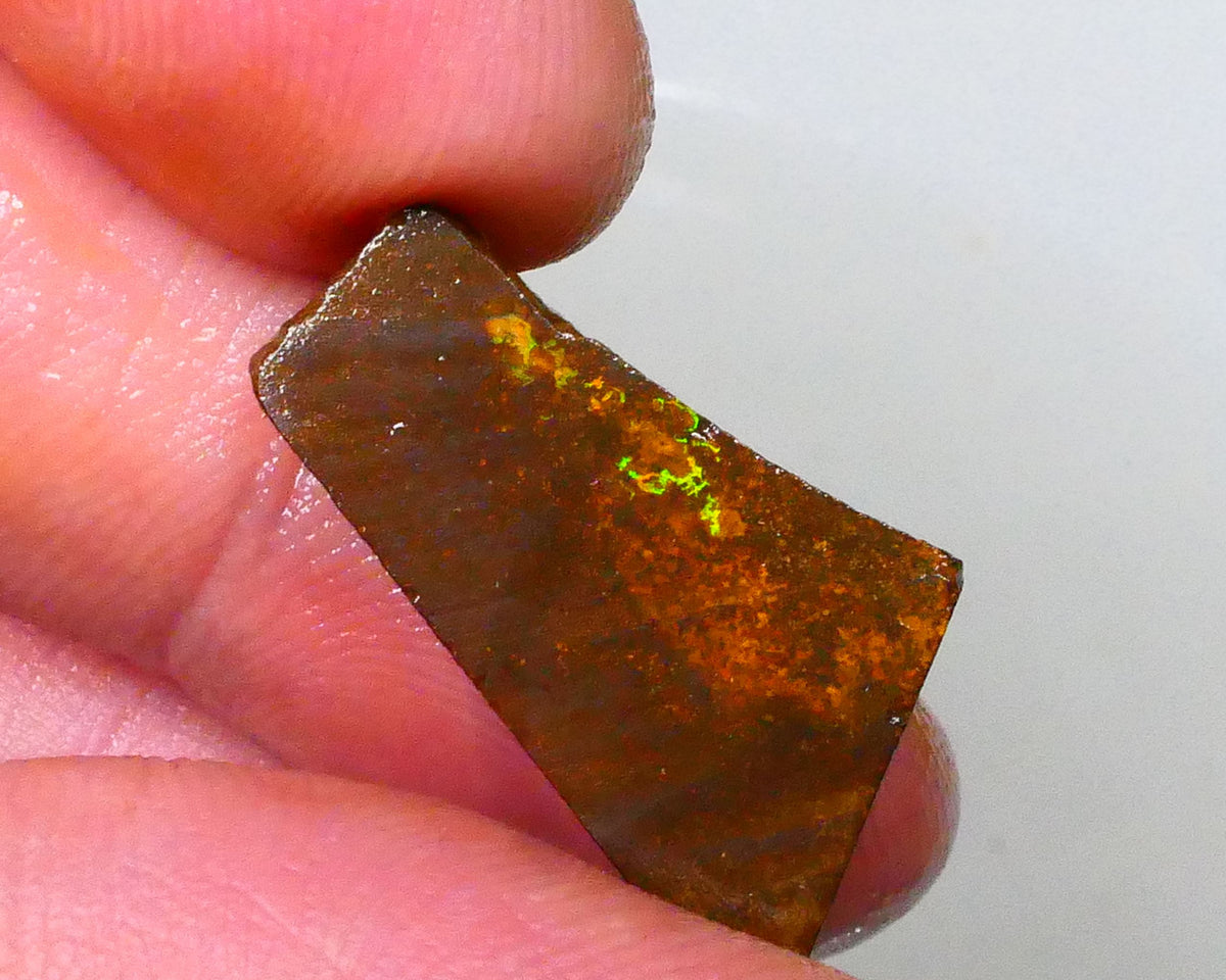 RED Alert Winton Boulder opal rub/rough 17.50cts Face Ready needs some work then a polish 22x12x7mm   Lot B4-A553
