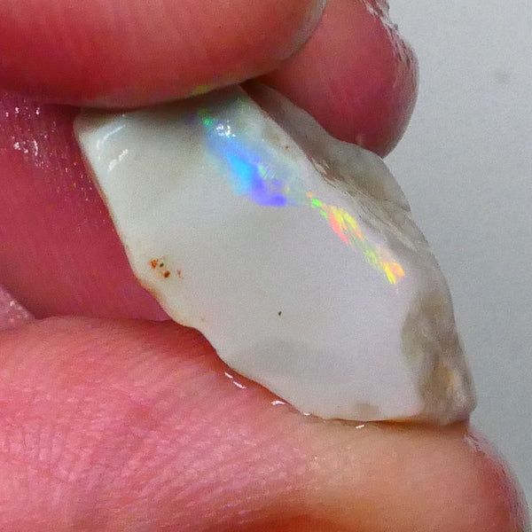 Coober Pedy Seam opal rough 10.50cts Very Temping Yellow/Orange/Red bar to chase & Gamble 21x13x7mm  Lot B4-A571