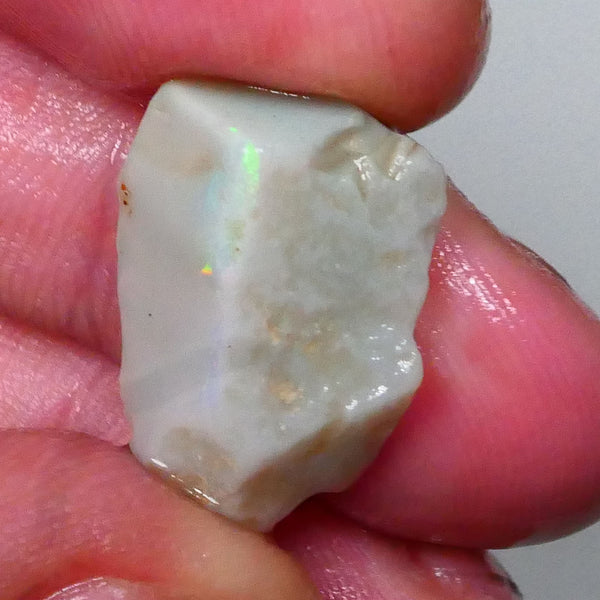 Coober Pedy Seam opal rough 10.50cts Very Temping Yellow/Orange/Red bar to chase & Gamble 21x13x7mm  Lot B4-A571