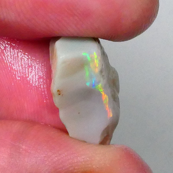 Coober Pedy Seam opal rough 10.50cts Very Temping Yellow/Orange/Red bar to chase & Gamble 21x13x7mm  Lot B4-A571