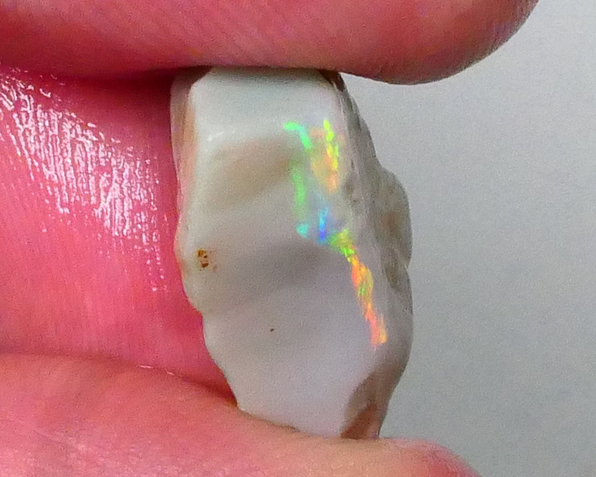 Coober Pedy Seam opal rough 10.50cts Very Temping Yellow/Orange/Red bar to chase & Gamble 21x13x7mm  Lot B4-A571