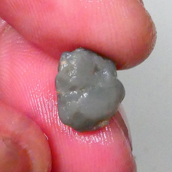 Bright Deep Blues showing through top Skin 2.75cts Untouched small Dark base knobby opal rough 11x9x5mm Lot B4-A568
