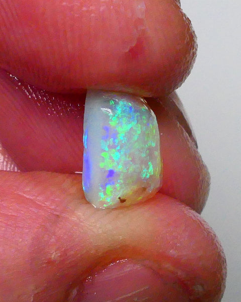 Ultra Bright DEAL GEM 2FACE Gem quality Crystal opal Lighting Ridge Opal Rub 2.60.cts Floral Confetti to one face & Broad flash to other see video 10x7x4 Lot B4-A594