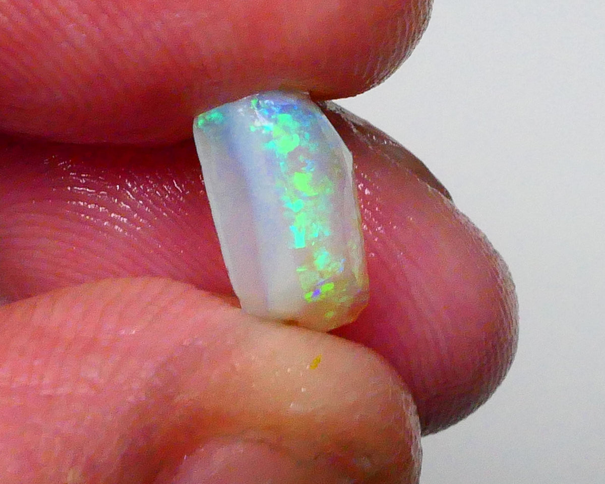 Ultra Bright DEAL GEM 2FACE Gem quality Crystal opal Lighting Ridge Opal Rub 2.60.cts Floral Confetti to one face & Broad flash to other see video 10x7x4 Lot B4-A594
