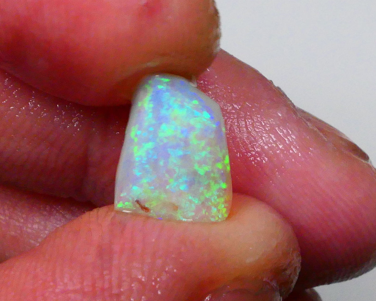 Ultra Bright DEAL GEM 2FACE Gem quality Crystal opal Lighting Ridge Opal Rub 2.60.cts Floral Confetti to one face & Broad flash to other see video 10x7x4 Lot B4-A594