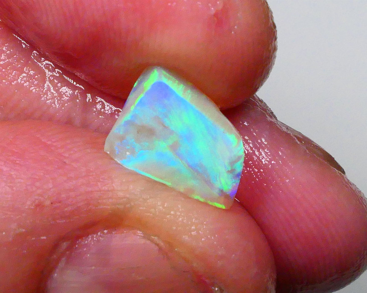Ultra Bright DEAL GEM 2FACE Gem quality Crystal opal Lighting Ridge Opal Rub 2.60.cts Floral Confetti to one face & Broad flash to other see video 10x7x4 Lot B4-A594
