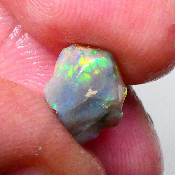 Red Rainbow DEAL Small But Mighty Dark base knobby opal Rough 2.30cts GEMMY STUNNER To cut Patterns Possibilities 11x9x3mm Lot B4-A593