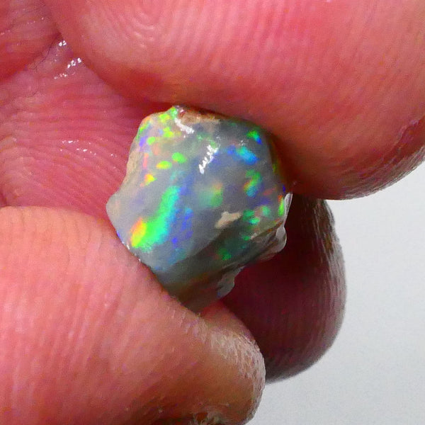 Red Rainbow DEAL Small But Mighty Dark base knobby opal Rough 2.30cts GEMMY STUNNER To cut Patterns Possibilities 11x9x3mm Lot B4-A593
