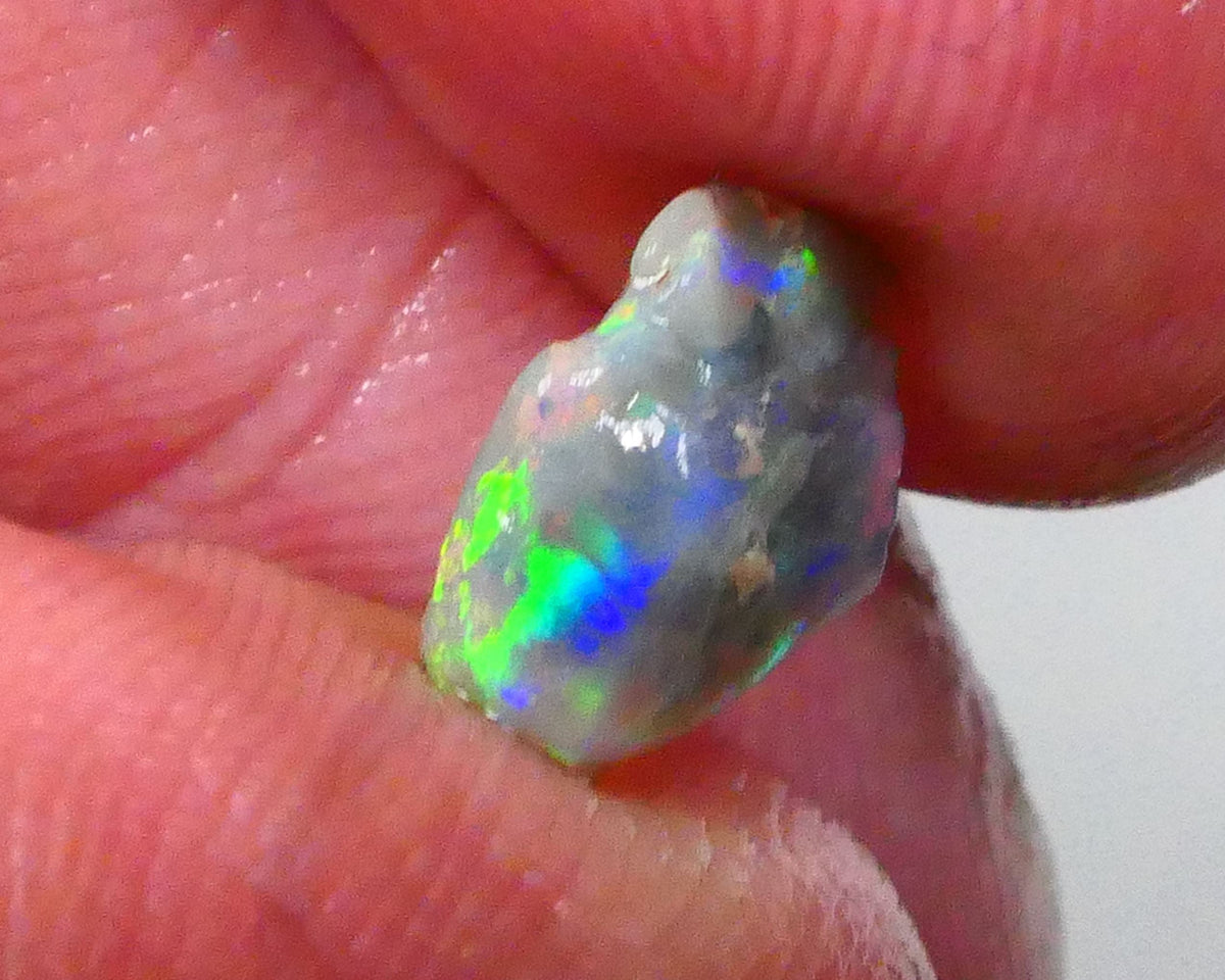 Red Rainbow DEAL Small But Mighty Dark base knobby opal Rough 2.30cts GEMMY STUNNER To cut Patterns Possibilities 11x9x3mm Lot B4-A593
