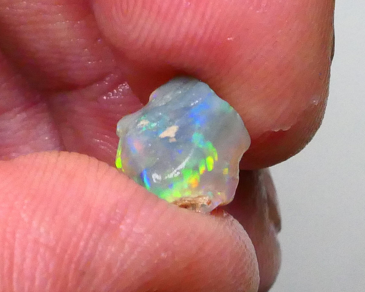 Red Rainbow DEAL Small But Mighty Dark base knobby opal Rough 2.30cts GEMMY STUNNER To cut Patterns Possibilities 11x9x3mm Lot B4-A593