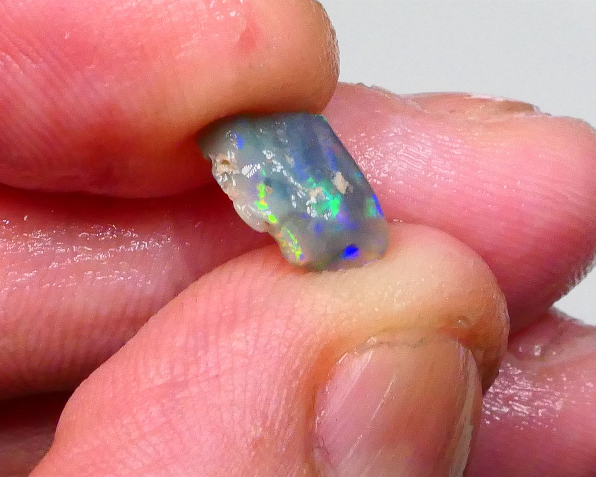 Red Rainbow DEAL Small But Mighty Dark base knobby opal Rough 2.30cts GEMMY STUNNER To cut Patterns Possibilities 11x9x3mm Lot B4-A593
