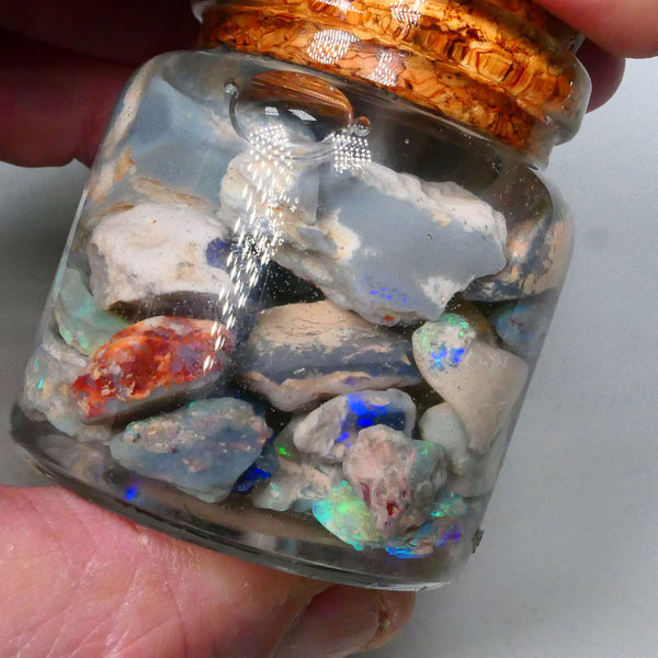 Lightning Ridge Knobby & Seam 235.00cts Potch & Colours to gamble 25mm to chip size Lot B4-A587